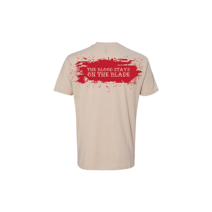 March 2023: The Blood Stays On The Blade Tee